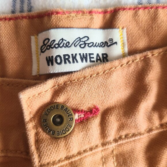 Eddie Bauer Workwear Brown Workwear Straight Leg Carpenter Pants Men's W30 x L32 - Picture 3 of 8